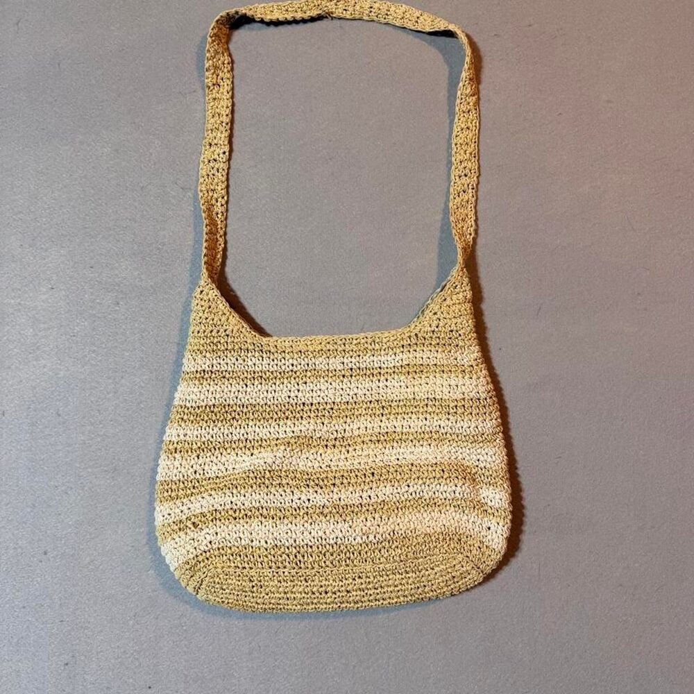 Unbranded Women's Cream and Yellow Bag